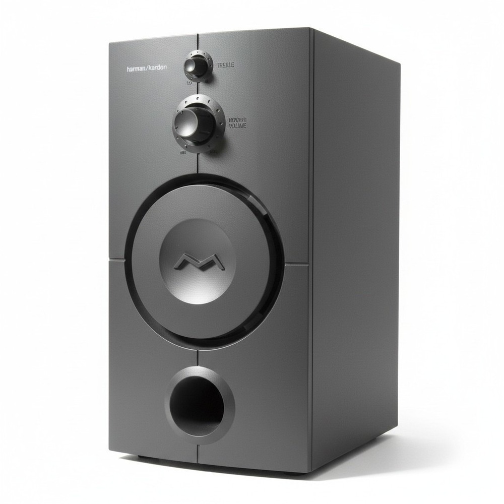 Harman Kardon HK395 Computer Speakers Black 3-Piece Subwoofer System - Picture 2 of 8